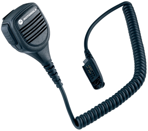 Externí mikrofon s reproduktorem k radiostanicím Motorola GP3xx, s konektorem na sluchátko